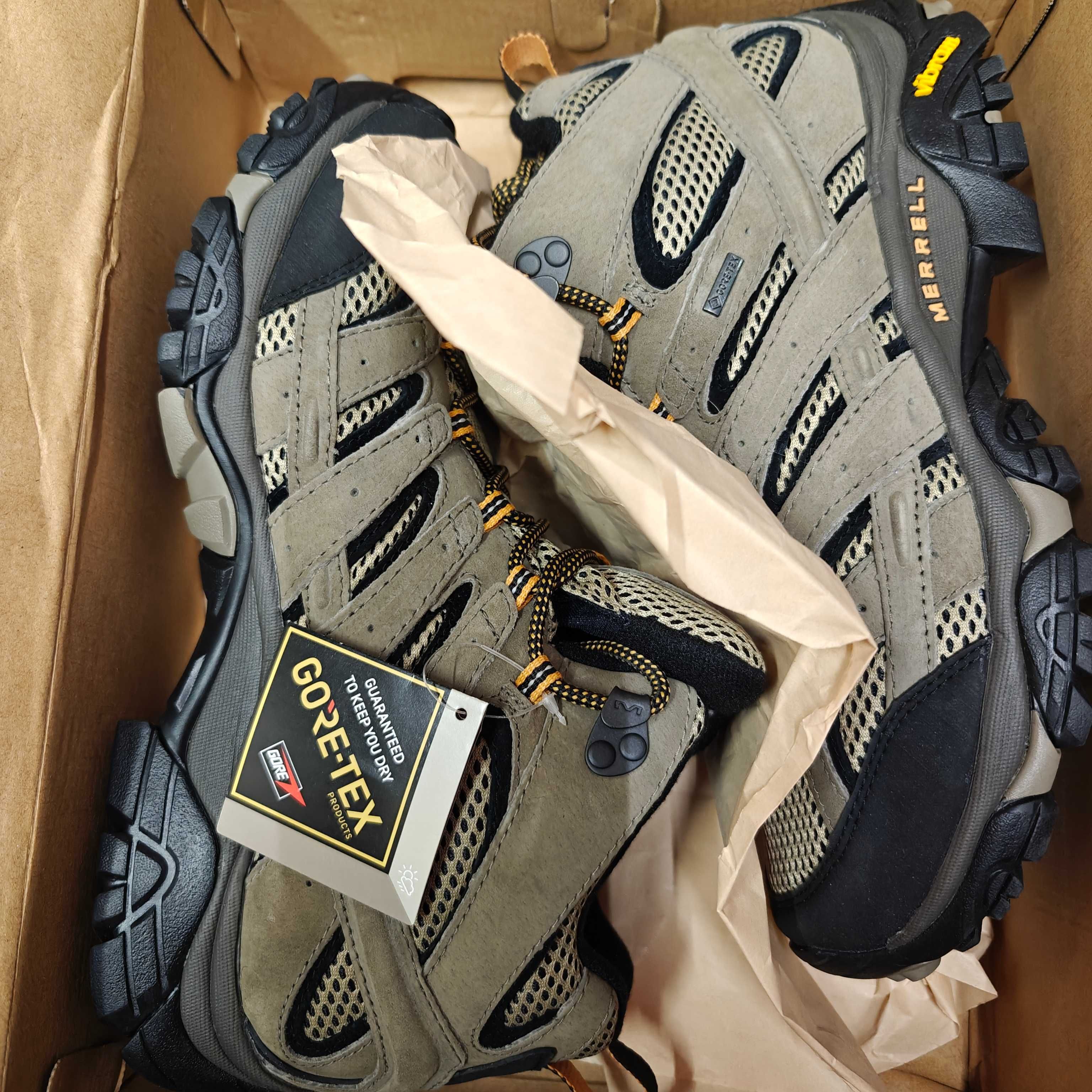Merrell Moab 2 Gore-TEX 44.5 и Moab 2 Vent 44 нови туристически обувки
