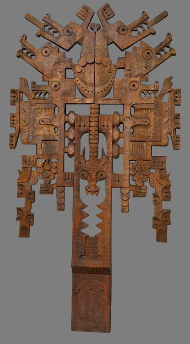 Дърворезба , Пано (голямо) / , уникат на проф .Цанев