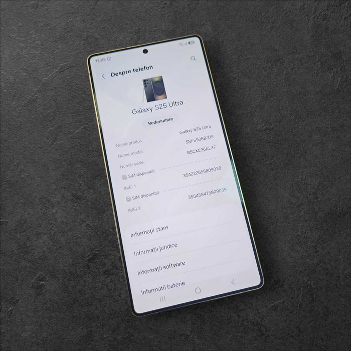 SAMSUNG S25 ULTRA 256GB-512GB 100% / Amanet Tulcea