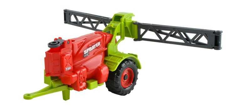 Детски фермерски комплект 6в1 трактори ремаркета преса сено машина