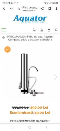 Filtru de apa Aquator lux