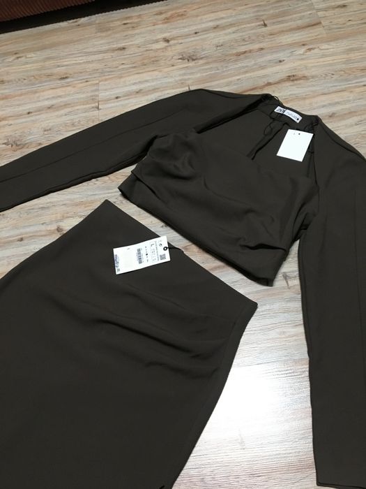 Set Zara fusta+bluza L
