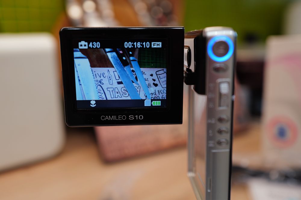 Camera Video Toshiba Camileo S10 full HD Nou USB cutie cu accesorii