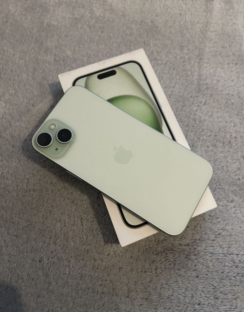 Iphone 15 plus green 128 gb