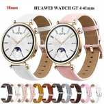 Curea piele 18mm ceas HUAWEI WATCH GT 4 41mm Garmin Venu 3S Fossil