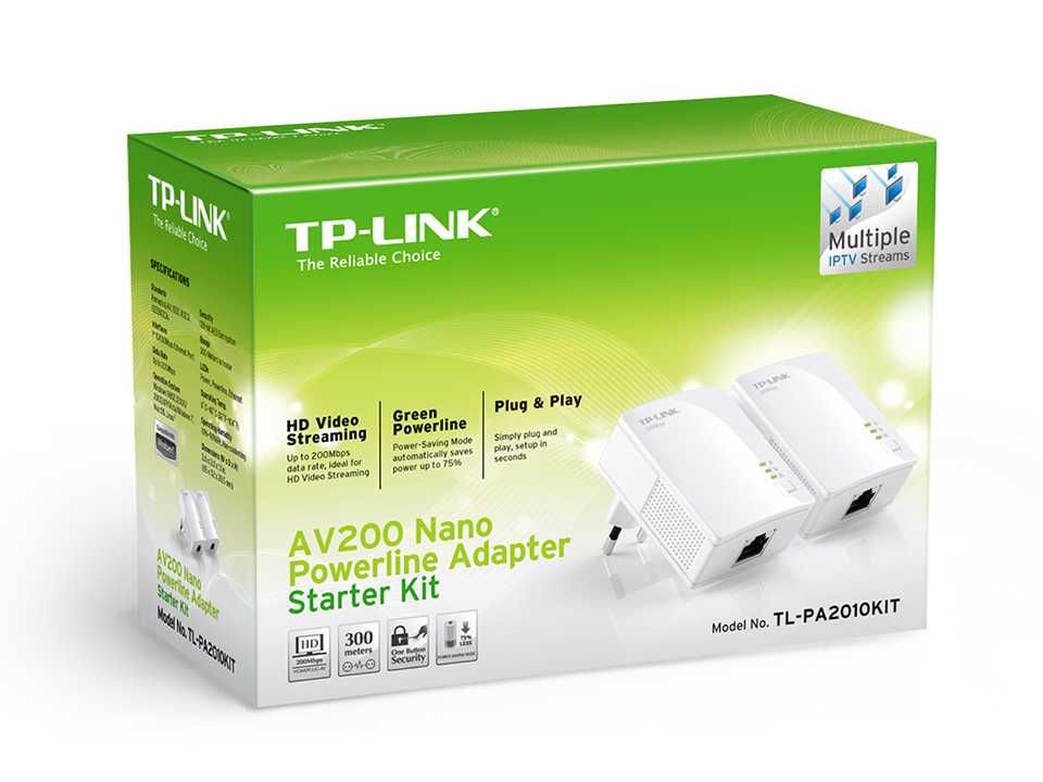 TP-Link TL-PA2010 KIT AV200 Комплект Nano адаптеров Powerline