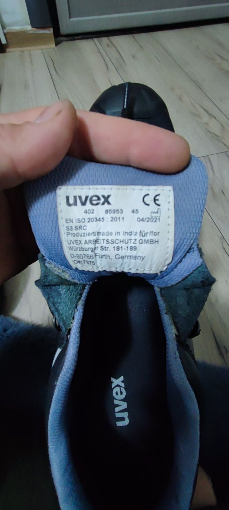 Pantofi de protecție uvex Nr 45