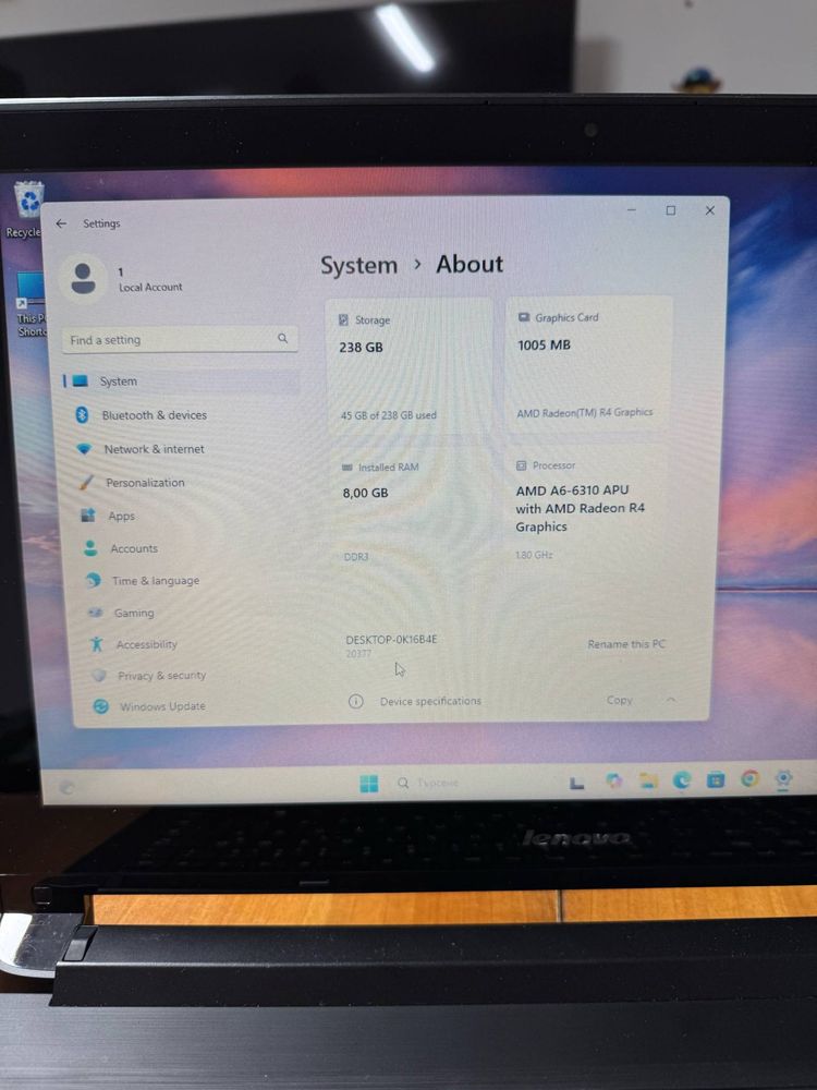 Лаптоп Lenovo Flex
