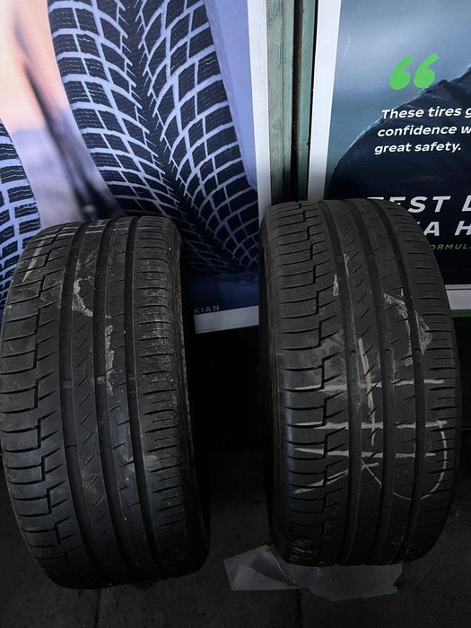 2броя летни гуми continental premium contact 6