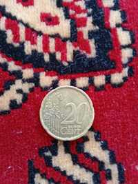 Moneda 20 euro centi 1999