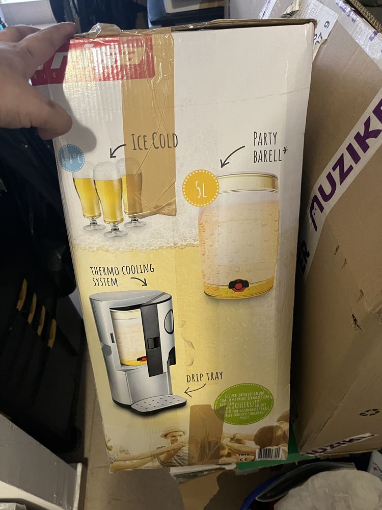 Охладител за бира Trisa Electronics Beer Cooler, 65 W, сив