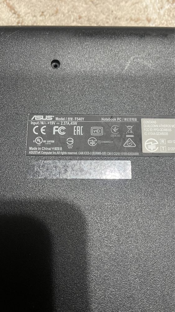 Dezmembrez Laptop Asus A541U F540