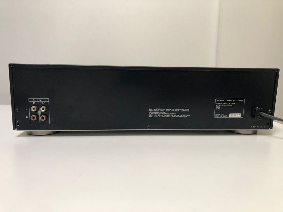 Deck Sony TC RX 55