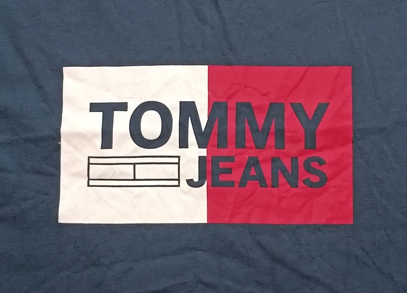 Tommy Jeans Logo Shirt оригинална тениска L памучна фланелка