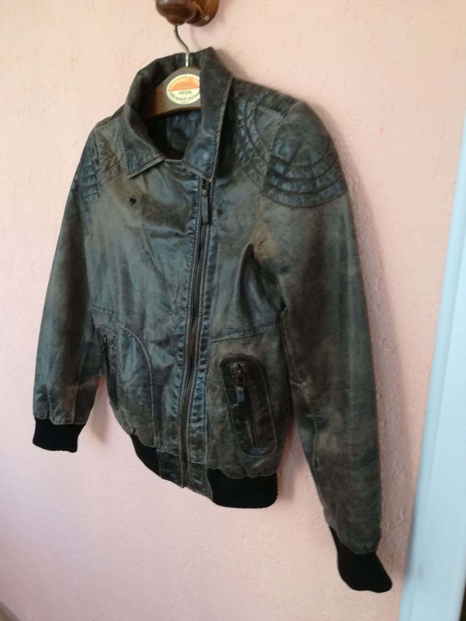 Geaca piele Vintage Pepe Jeans S