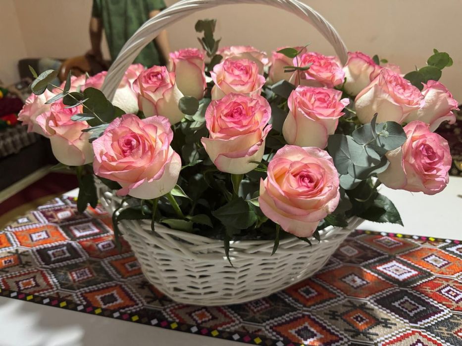 Цветы Розалар 33шт. Свежий гүл