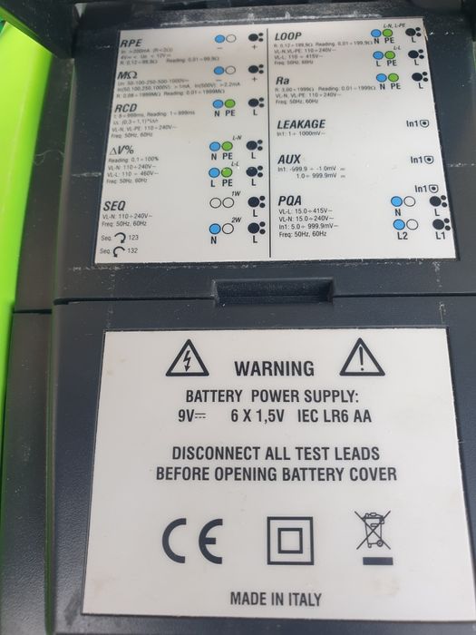 HT/ELMA combitest 425 multifuncțional ( fluke , megger , bennin