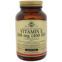 Витамин Е 400IU Solgar Vitamin E D-Alpha Tocopherol+ D-Beta 100 капсул