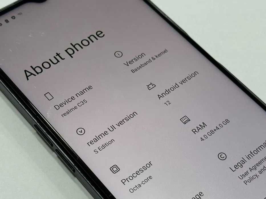 Realme C35 128GB 4GB RAM
