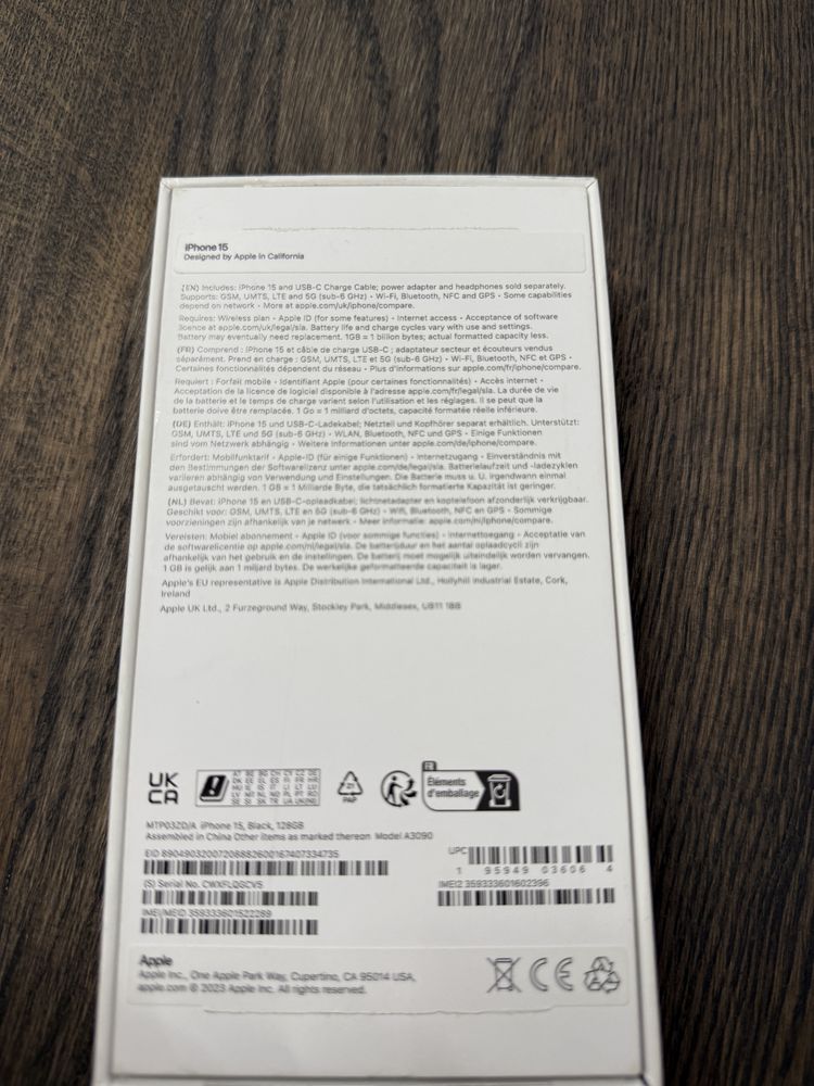Iphone 15 128gb 89% капацитет