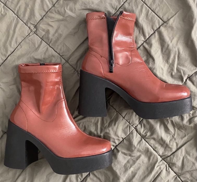 Ghete cu toc si platforma Topshop/Asos