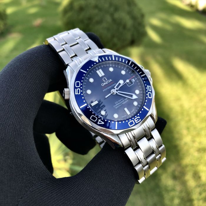 Omega Seamaster blue dial