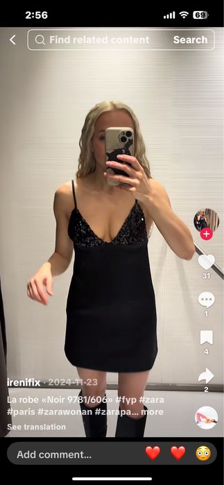 Нова рокля Зара,без забележки