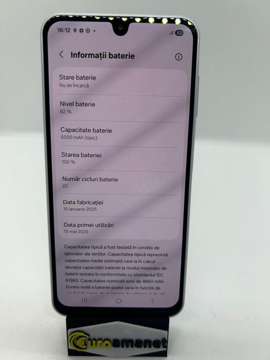 Samsung Galaxy A16, Dual SIM, 128GB, 4GB RAM, 4G, Gray, 22 -D-