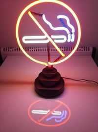 lampa neon no smoking bar restaurant