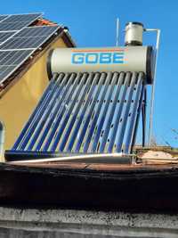 Panou solar nepresurizat 15 tuburi vidate cu boiler de  150 litri