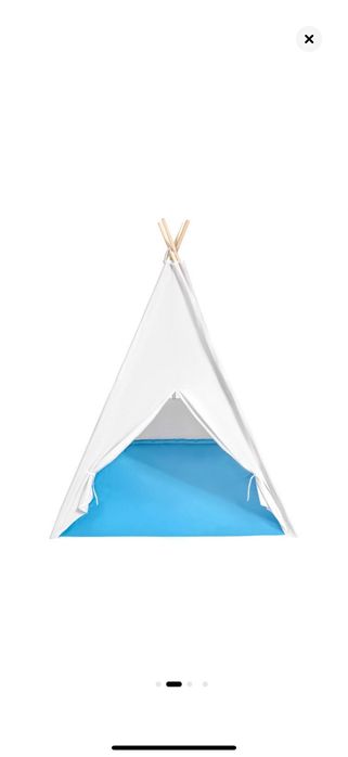 Детска палатка с дървена рамка 120х120х150см.