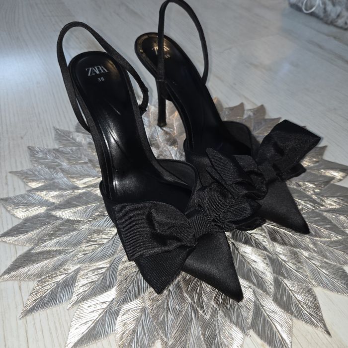 Zara  обувки с отворена пета