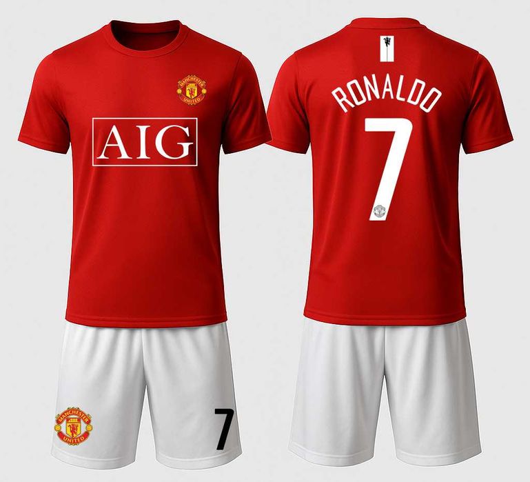 DRI-FIT екипи тениска шорти МАНЧЕСТЪР MANCHESTER. ИМЕ и НОМЕР по избор