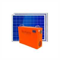 Автономная солнечная система.  Комплект аккумулятор + солнечная панель