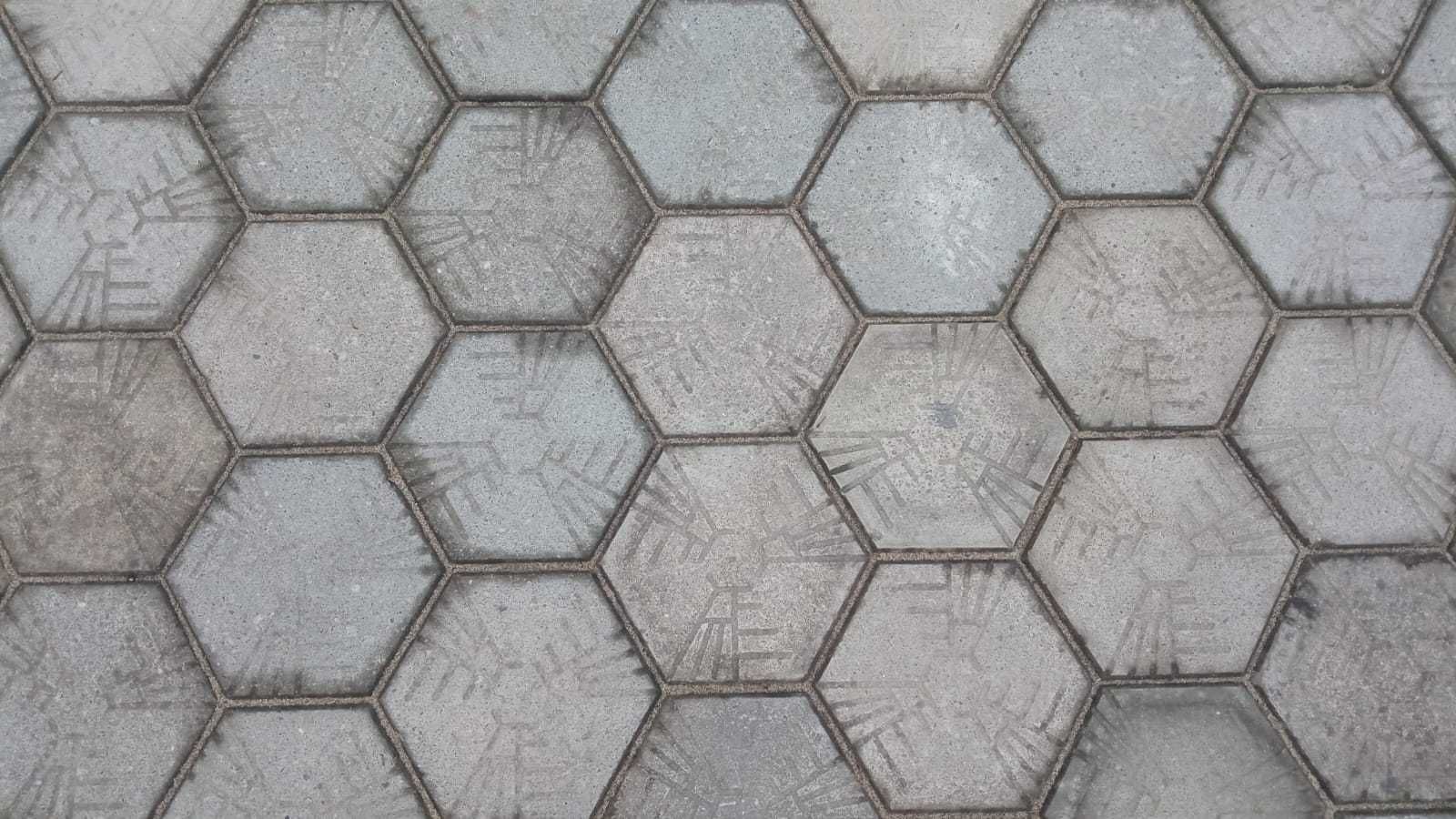 Pavele hexagonale / pavaj beton 22x22 cm