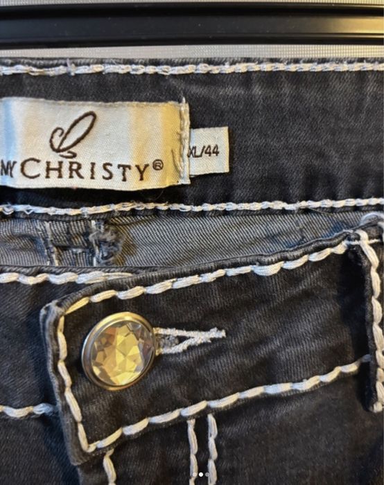 Blugi dama  cusaturi in contrast