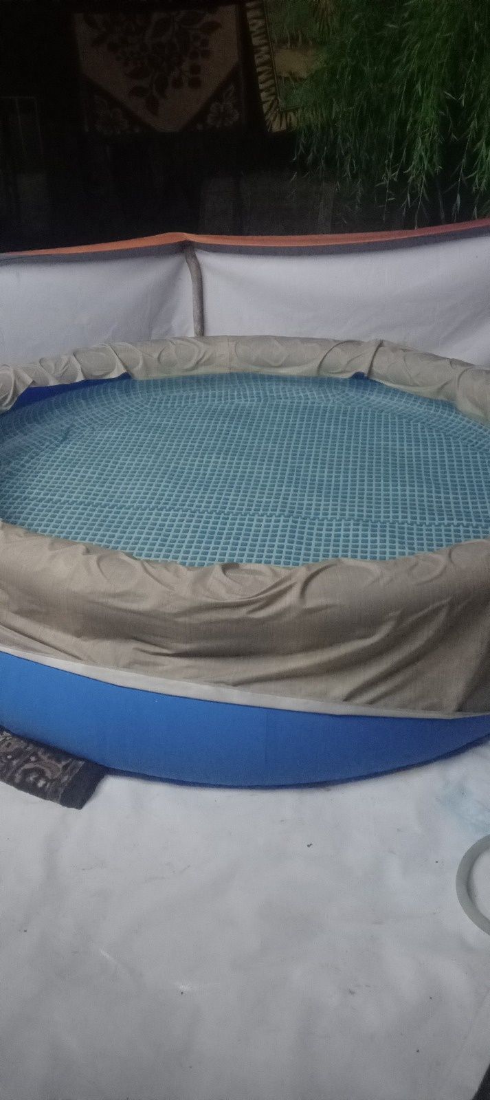 Piscină gonflabila Intex Easy 244 x 61 cm + Pompă de umflare