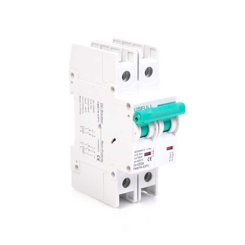 DC предпазител за фотоволтаици 16,20,25,32,40,50,63A от 600v до 1200v