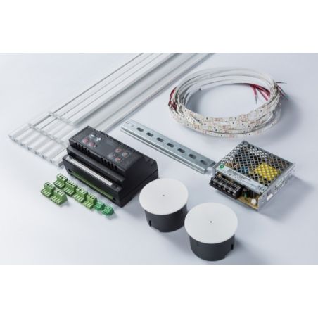 Kit iluminat scari cu efect cascada, max 20 trepte