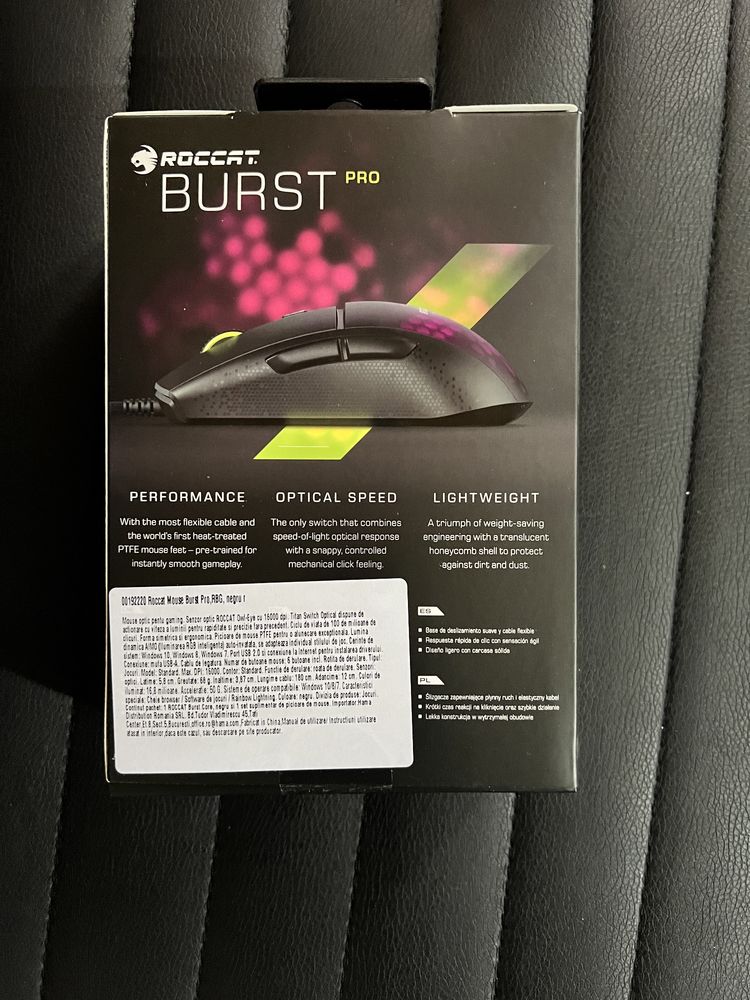 Mouse gaming Roccat Burst Pro