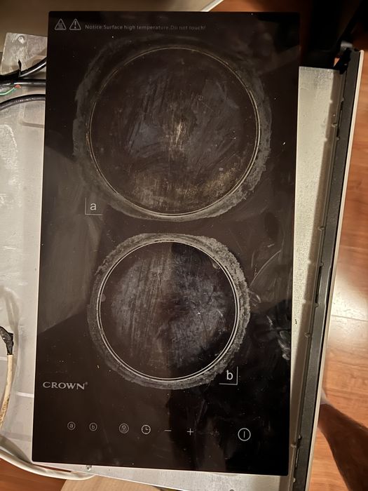 Керамичен котлон за вграждане Crown