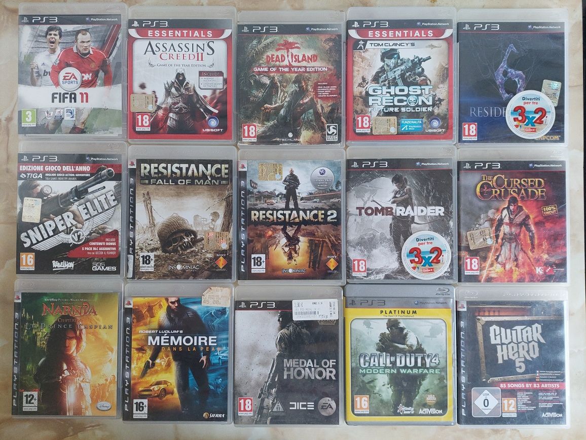[PS3] Vând pachet 21 jocuri originale pentru PlayStation 3 /poze reale