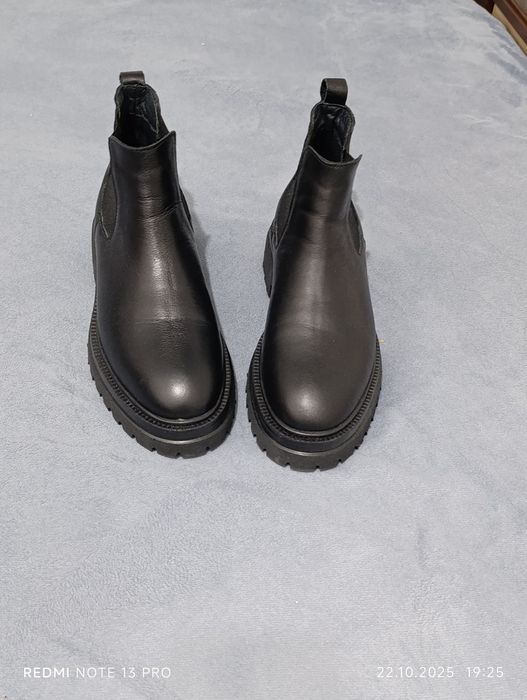 Мужские сапоги кожаные