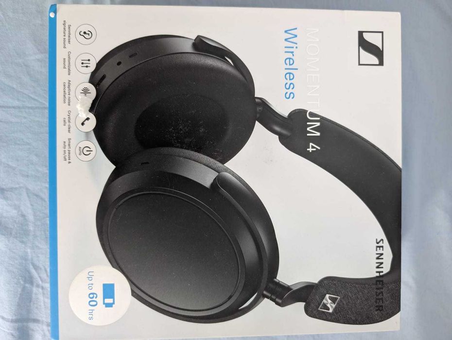 Casti Sennheiser Momentum 4 Wireless over-ear, Bluetooth 5.2
