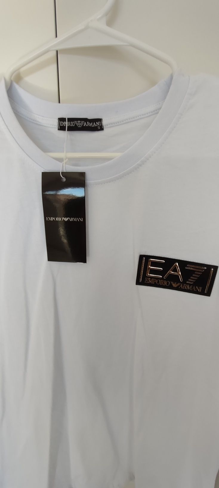 Тениска Armani,черна бяла