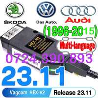 HEX-V2 VAG COM 23 11 Vw/Skoda/Audi/Seat/Diagnoza/Tester Auto/Interfata