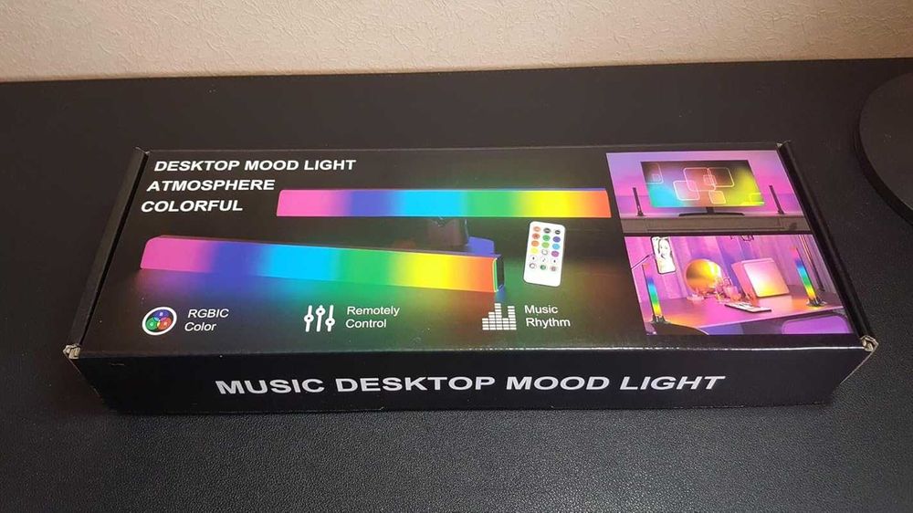 Нов LED Lightbar за игри и домашно осветление, 8 динамични режима