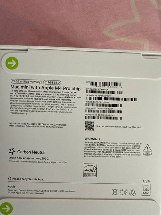 Mac mini M4 Pro 512/24GB • Больше, чем просто мини!