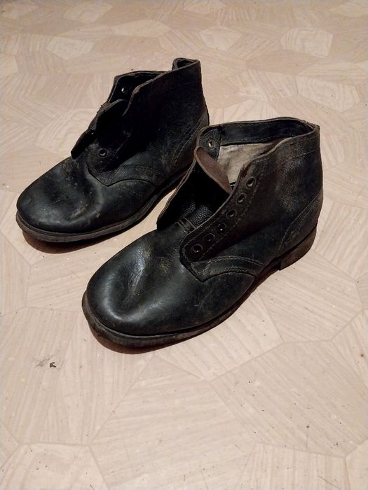 Кирзовый рабочий ботинок