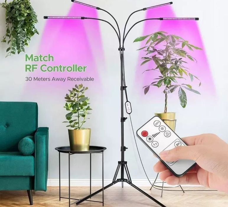 Продаётся четырёх головчатая LED фитолампа